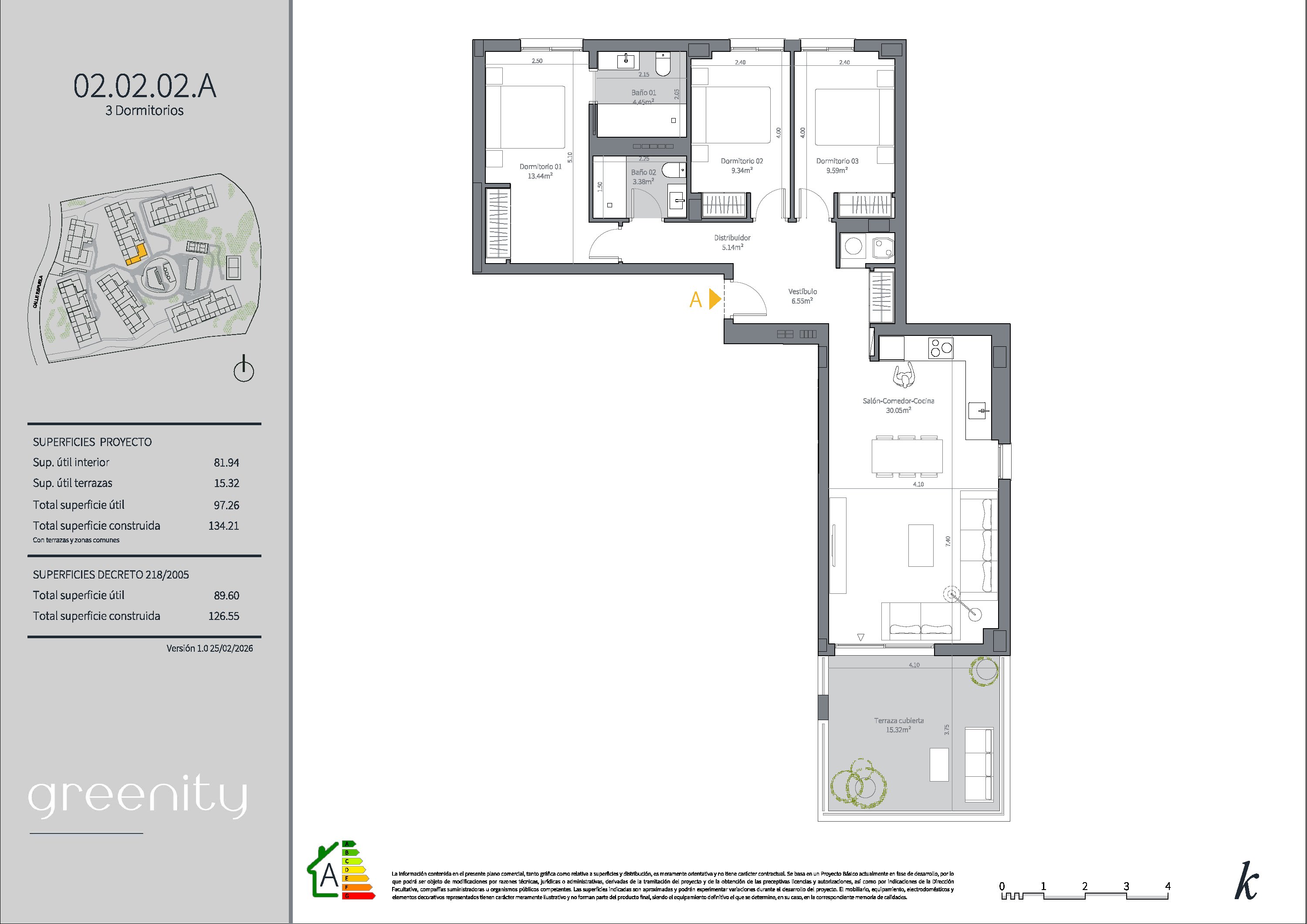 Blokk 2 - 3.etg - 3 soverom