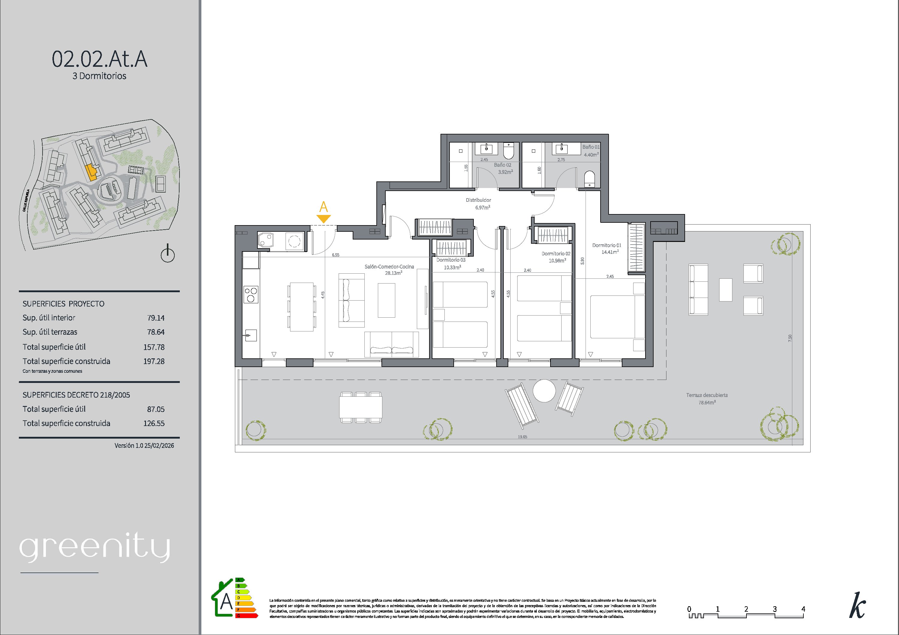 Blokk 2 - Penthouse - 3 soverom