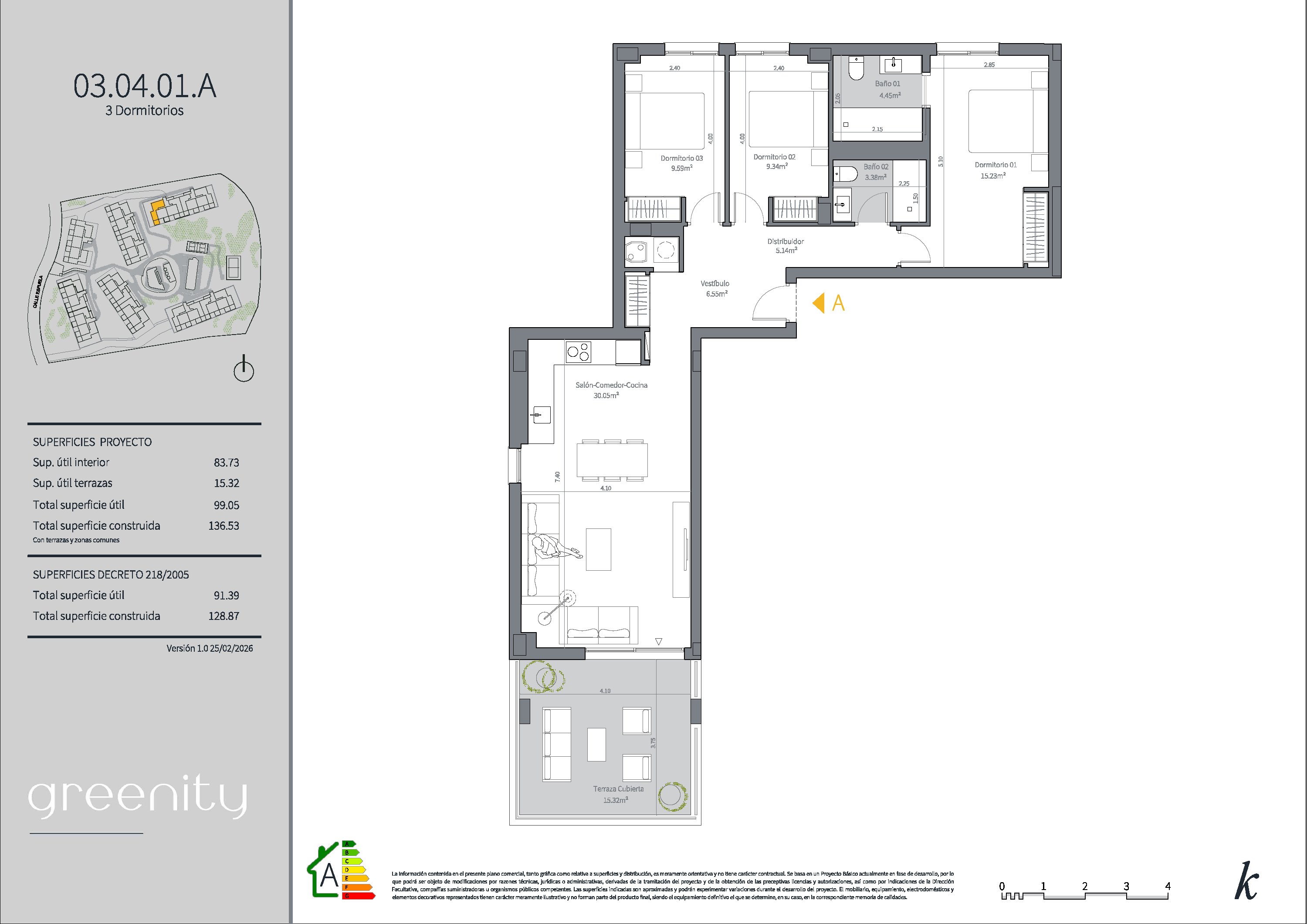 Blokk 3 - 2.etg - 3 soverom