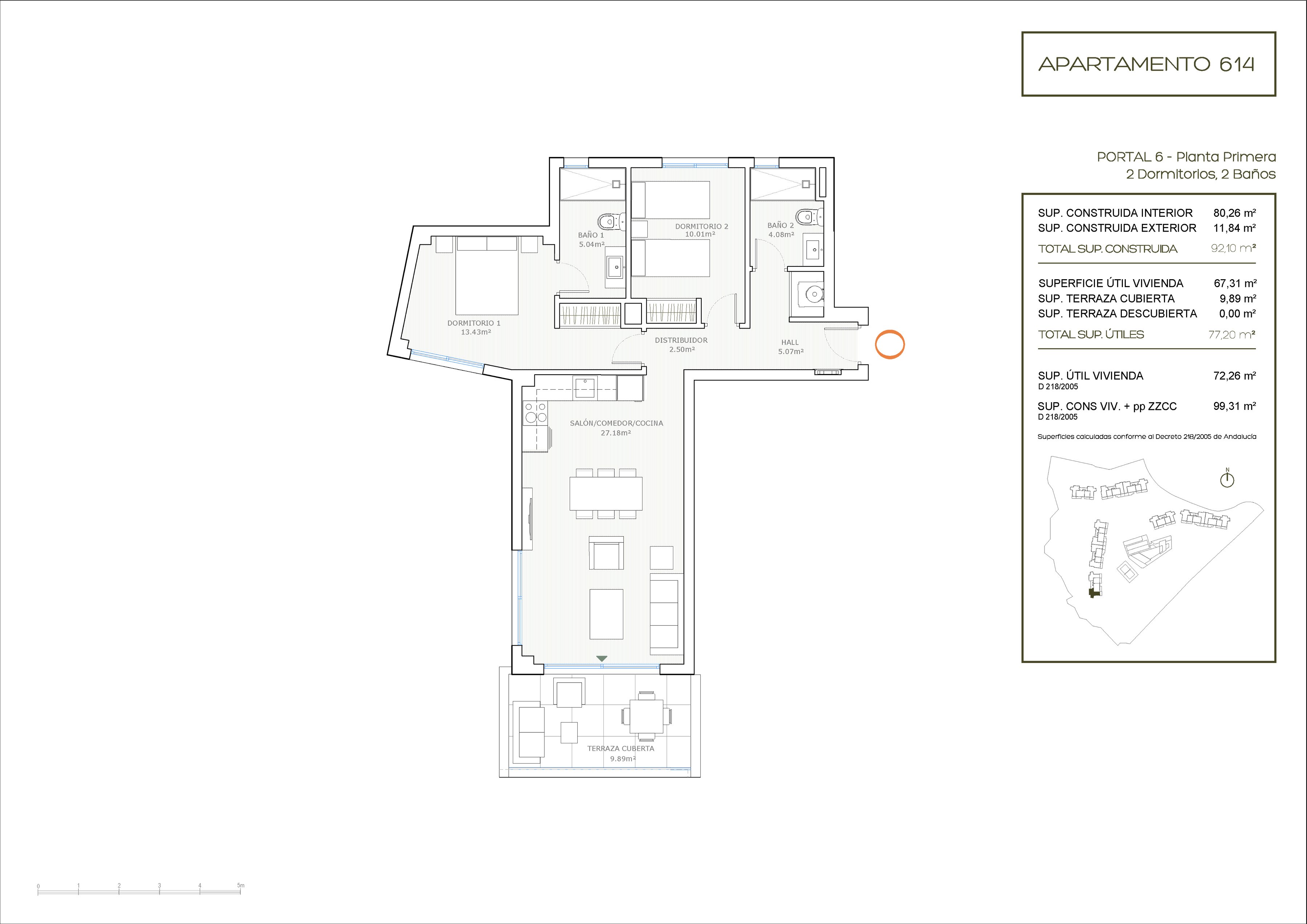 Mellometasje - 2 soverom