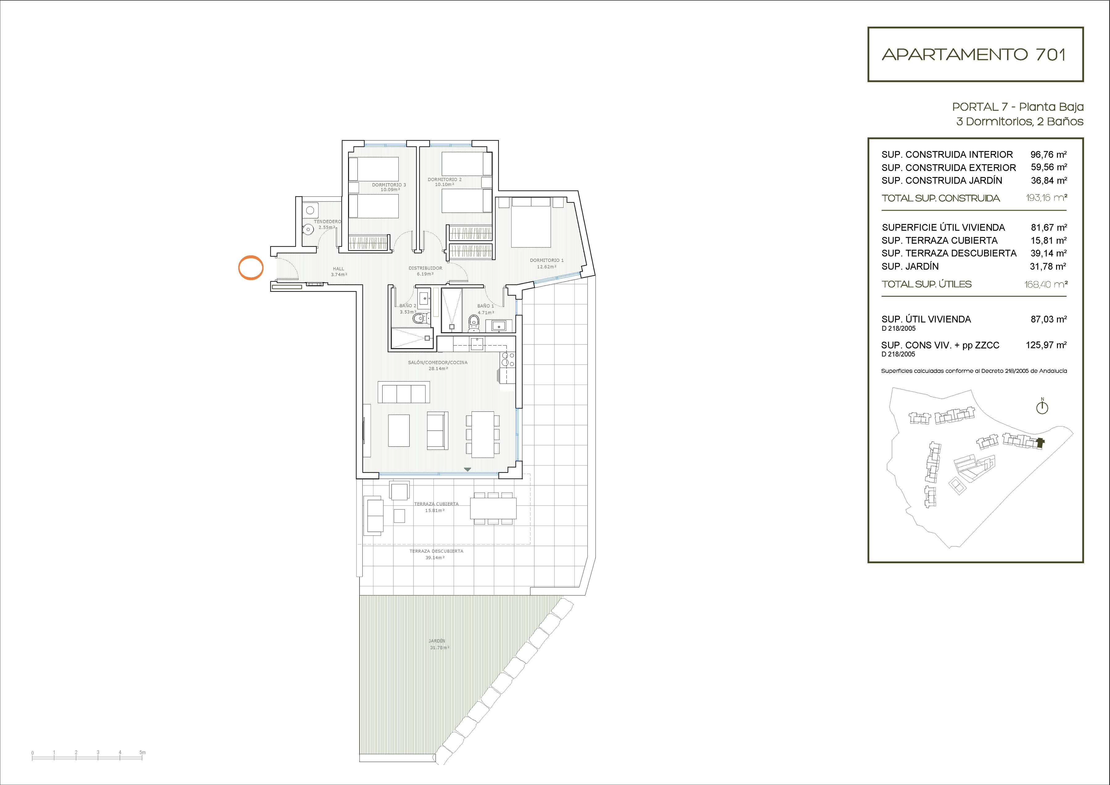Bakkeplan - 3 soverom