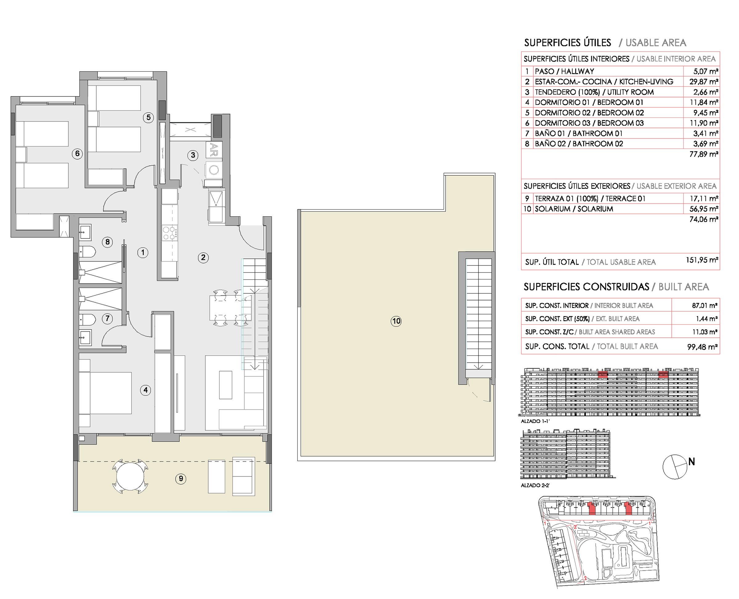 Penthouse - 3 soverom