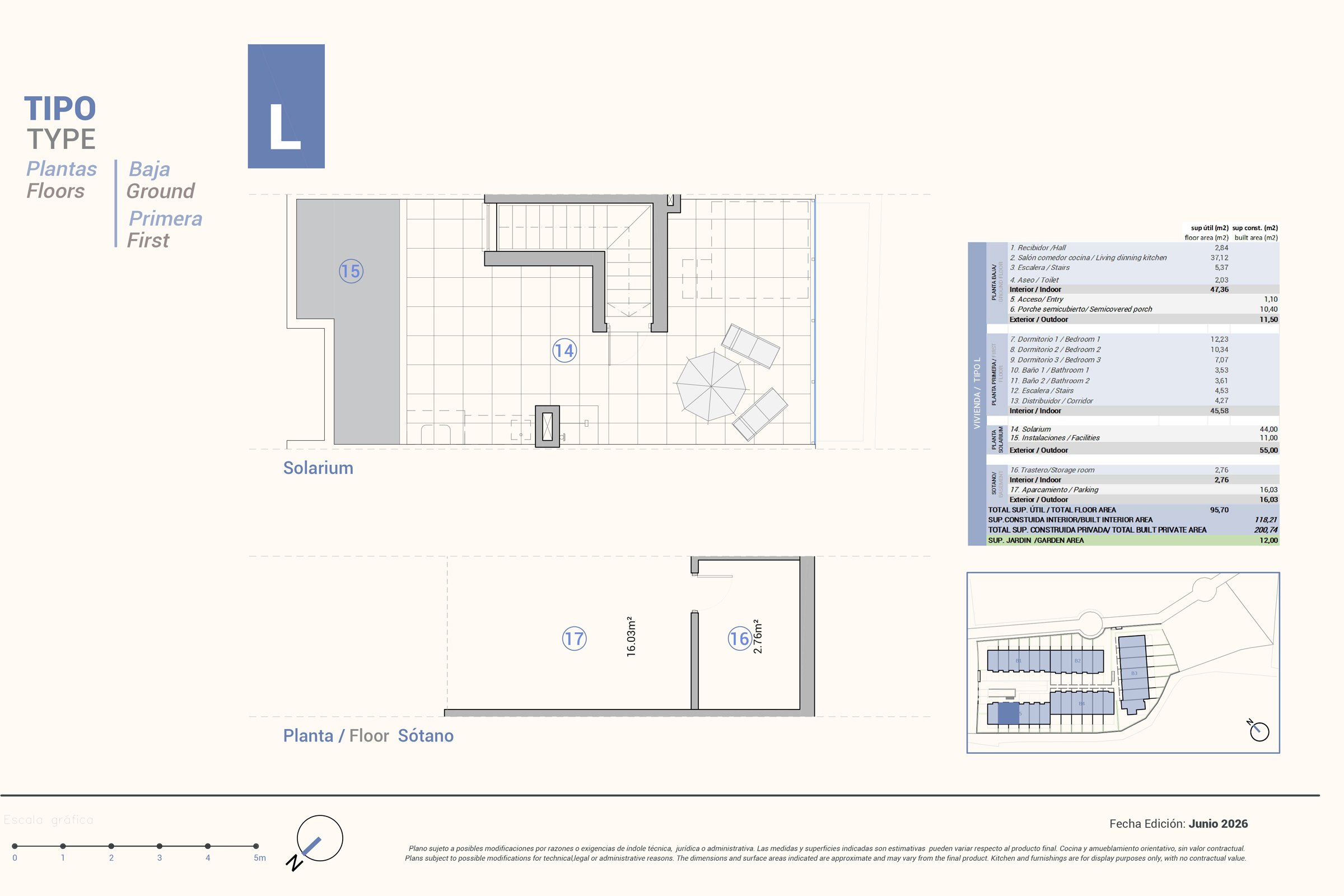 Plantegning Type L - 537.000€
